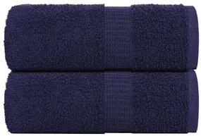 vidaXL Prosoape de baie 2 buc. FROGN albastru marin 30x30 cm 100% bumbac
