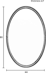 Oglindă de perete 60x80 cm Matz – White Label