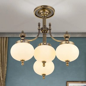 Lustra aplicata eleganta stil clasic Nostalgie 4L patina/ champagne