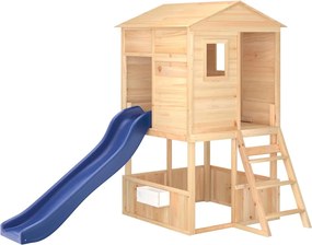 vidaXL Set de joacă pentru exterior, lemn masiv de brad