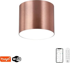 Immax NEO 07319L - Lampă LED dimabilă de tavan RONDATE 18W/230V 11,5 cm Wi-Fi Tuya roz