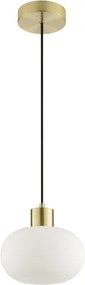 Brilliant - Lustră suspendată pe cablu FANNY 1xE27/20W/230V, Ø 22 cm, alamă
