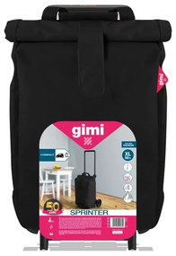 Cărucior de cumpărături Vileda Gimi, 50 l, negru