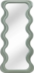 Oglinda de perete design modern CURVY 160cm, verde salvie A-43160 VC