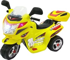 Motocicleta Electrica cu Acumulator Pentru Copii NOVOKIDS™ Moto Classico 51, 3-6 ani, max 25 kg, Cu Sunete , Trotineta Electrica, 3 Roti, MERS CU