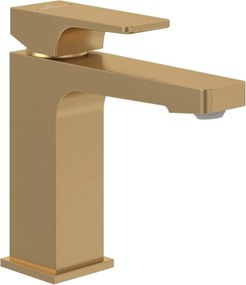Baterie lavoar Villeroy&Boch Architectura Square auriu periat cu ventil Pop-Up