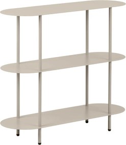 Etajeră bej din metal 90x81x31 cm Rieti – House Nordic
