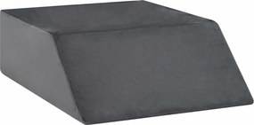 vidaXL Pillow pentru Picioare Simplu Gri 63 x 52 x 19 cm Spumă PU