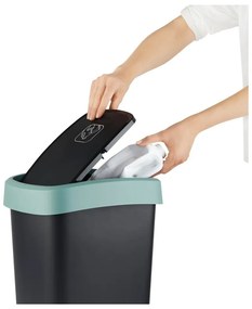 Coș de gunoi din plastic reciclat 25 l Twist - Rotho