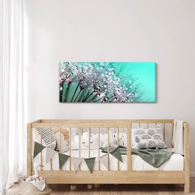Tablou - planta cu rouă (120x50 cm)