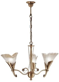 Candelabru 3 brate LUX design clasic realizat manual 316 Creamy