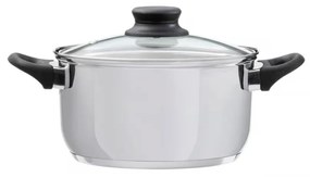 Oala inox cu capac 16cm, 1.8L, Lima