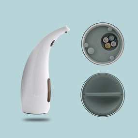 Dozator de săpun fără contact Spirella Selma 300ml, alb
