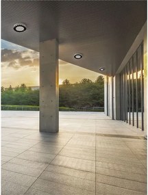 Plafoniera LED exterior moderna IP65 CONVEX alb D-17,6cm