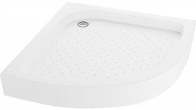 Mexen Rio cabina semicirculară 70 x 70 cm, alb - 47107070