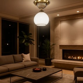Plafoniera clasica din alama design italian 8600