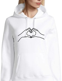 Hanorac personalizat Heart Hands