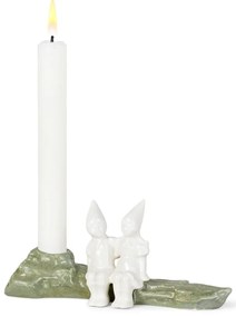 Sfeșnic de Crăciun din gresie Kähler Design Christmas Hug, lungime 19 cm