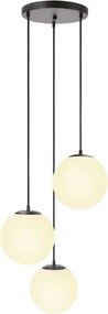 BRILAGI - Lampă suspendată pe cablu POLOS 3xE27/40W/230V Ø 42 cm negru