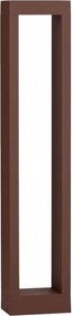 Stalp exterior LED 2700K IP65 DOLIX corten, H-60cm