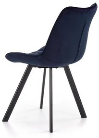 Set 6 scaune K332 velvet bleumarin