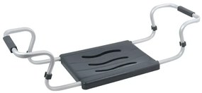 Spirella Scaun de baie reglabil, gri, 50-65 cm