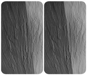 Set 2 protecții din sticlă pentru aragaz Wenko Slates, 52 x 30 cm