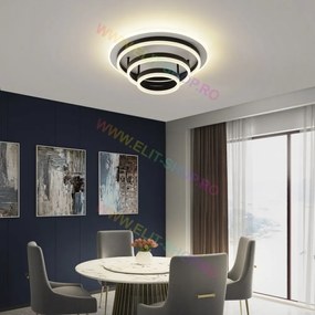 Lustra LED Cu Telecomanda, Elit's Esn1710Y-BK