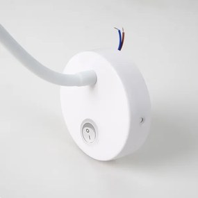 Lampă flexibilă de perete Brilagi MAYA 1xG9/4W/230V alb