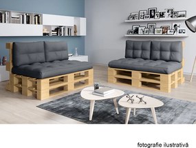 Perne pentru mobilier din paleţi, gri închis, ARYO