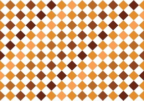 Fototapet - Mozaic - gresie maro (152,5x104 cm)