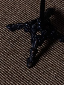 Masuta laterala, din metal, cu suport pentru lumanari, Perla