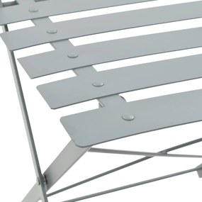 Set pliabil din 3 piese din metal Culoare gri, METALLI