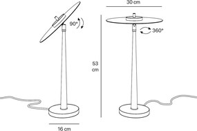 Lampa de masa design italian modern Vinyl-Inspired