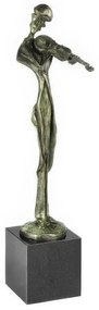 Statueta bronz "Omul cu vioara"