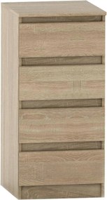 Comoda HANY NEW 009, stejar sonoma, PAL laminat, 45x49x95 cm