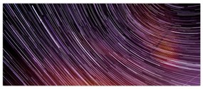Tablou cu stele șterse pe cer (120x50 cm)