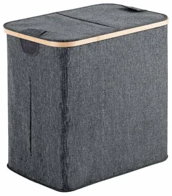 GEDY 133808 Coș de rufe Yoshi 53 x 51 x 34 cm ,bambus, gri