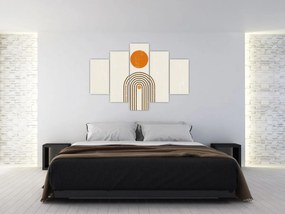 Tablou - Arcuri maro (150x105 cm)