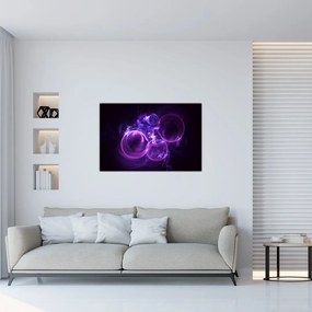 Tablou abstract cu bulbuci (90x60 cm)