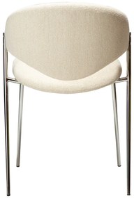 Scaun de dining crem tapițat Zone – DAN-FORM Denmark