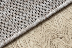 Covor sisal Floorlux 20079 Pătrat argintiu si negru - SECUNDAR-COTATI PRODUSUL