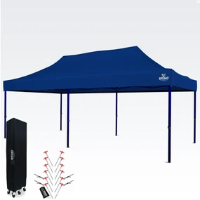 Cort petrecere 3x6m - fara 3 pereti - Albastru