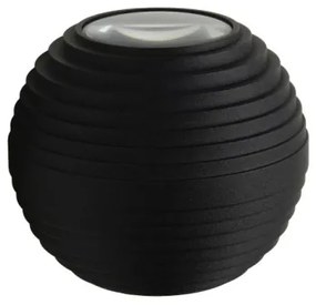 Lucide 17804/06/30 - Aplica perete exterior LED AYO 2xLED/3W/230V negru