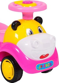 Masinuta cu functie de trotineta fara pedale NOVOKIDS™ Super Hipo Car , Cu melodii si sunete, maxim 25 kg , Pentru interior si exterior, Model
