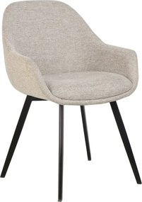 Scaun de dining VINTO BREGO bej deschis