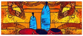 Tablou - Pictură străveche (120x50 cm)