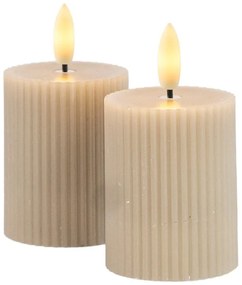 Decorațiuni luminoase gri 2 buc. Smilla – Sirius