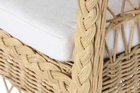 Fotoliu de exterior, din rattan, Selma