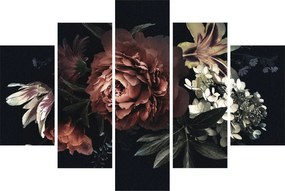 Tablou - Flori întunecate (150x105 cm)